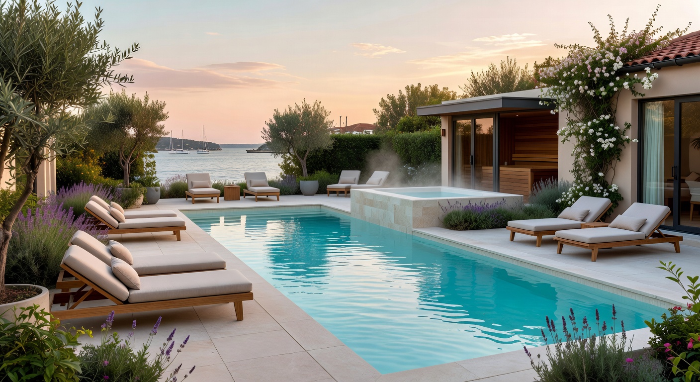 Hotel Haven private pool and wellness area